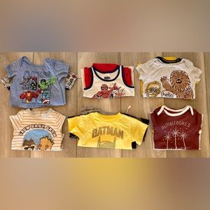 14 piece bundle - Marvel, DC, Star Wars, and Harry Potter Bundle - size 12-18mo